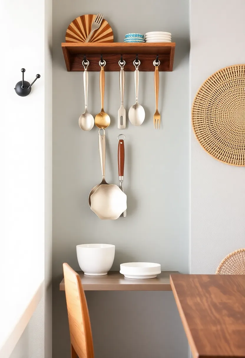 Incorporate Functional⁣ Decor: Use wall-mounted racks or hooks to display cooking utensils, adding practicality and charm to your dining area ⁣while staying organized