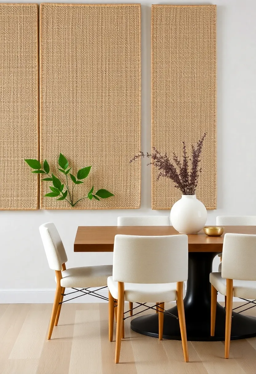 Use Woven Wall Panels: Install natural woven wall panels to introduce organic texture and‌ bring a touch of nature indoors,perfect for a rustic or coastal theme