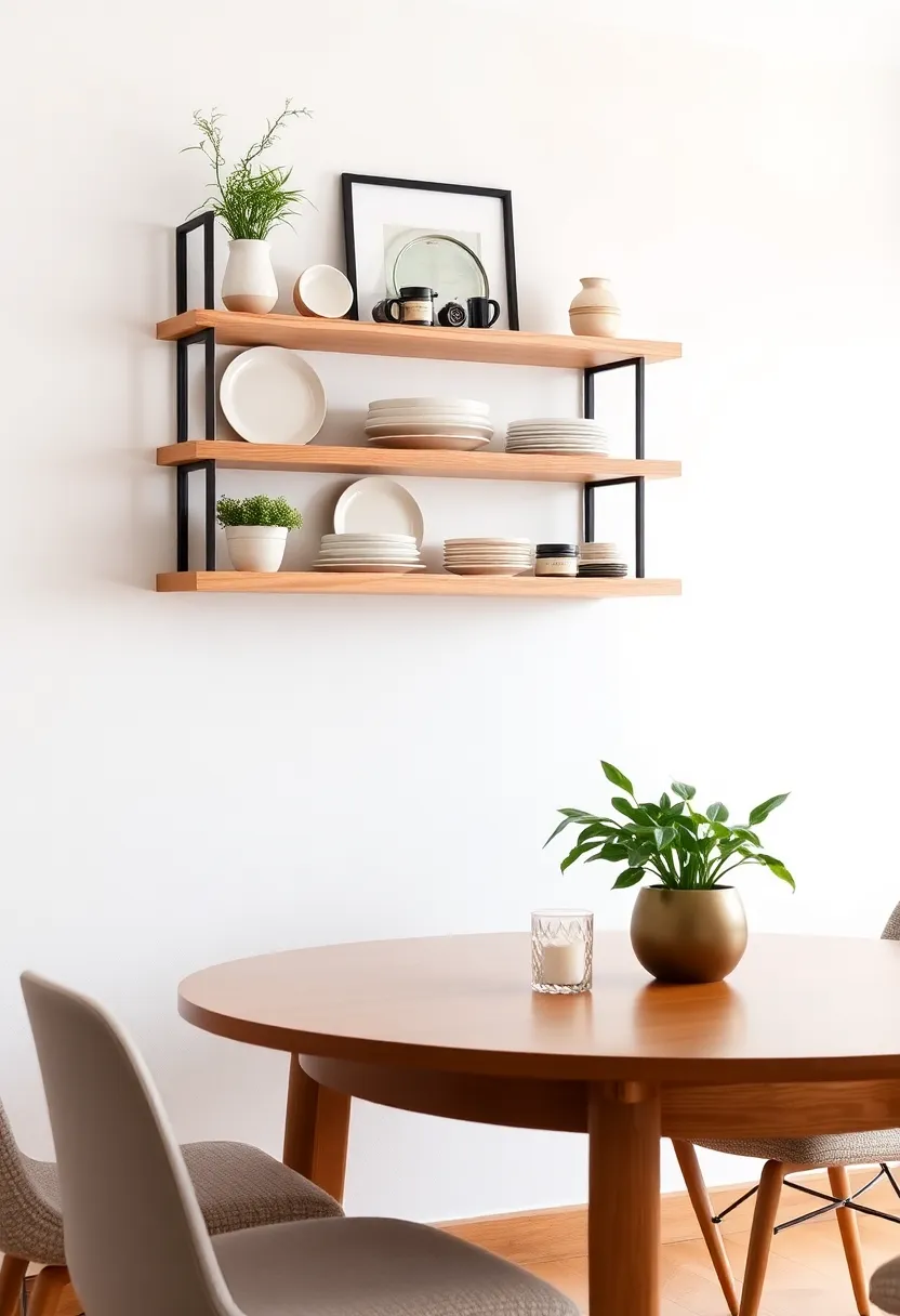 Add Floating Shelves:​ Display your favorite dishes, decorative items, or plants‍ on floating shelves, combining functionality with style while personalizing your‍ dining area