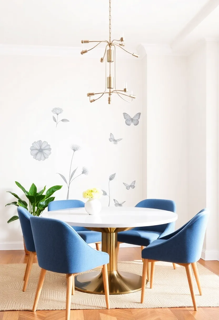 Opt‌ for Wall⁤ Decals: Use removable wall decals to inject creativity and color into your dining‍ room, perfect for a temporary style change or rented spaces
