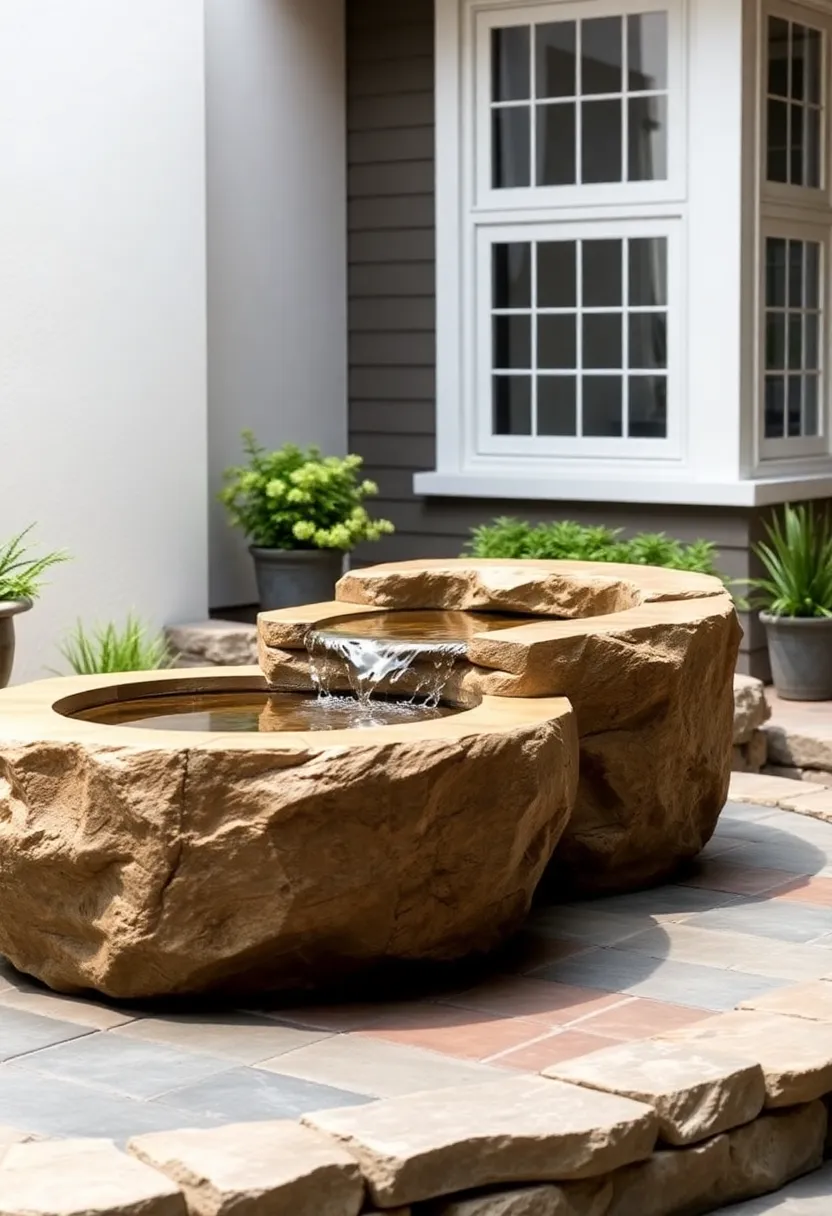Incorporating Water Elements: designing a Tranquil Stone Water Feature