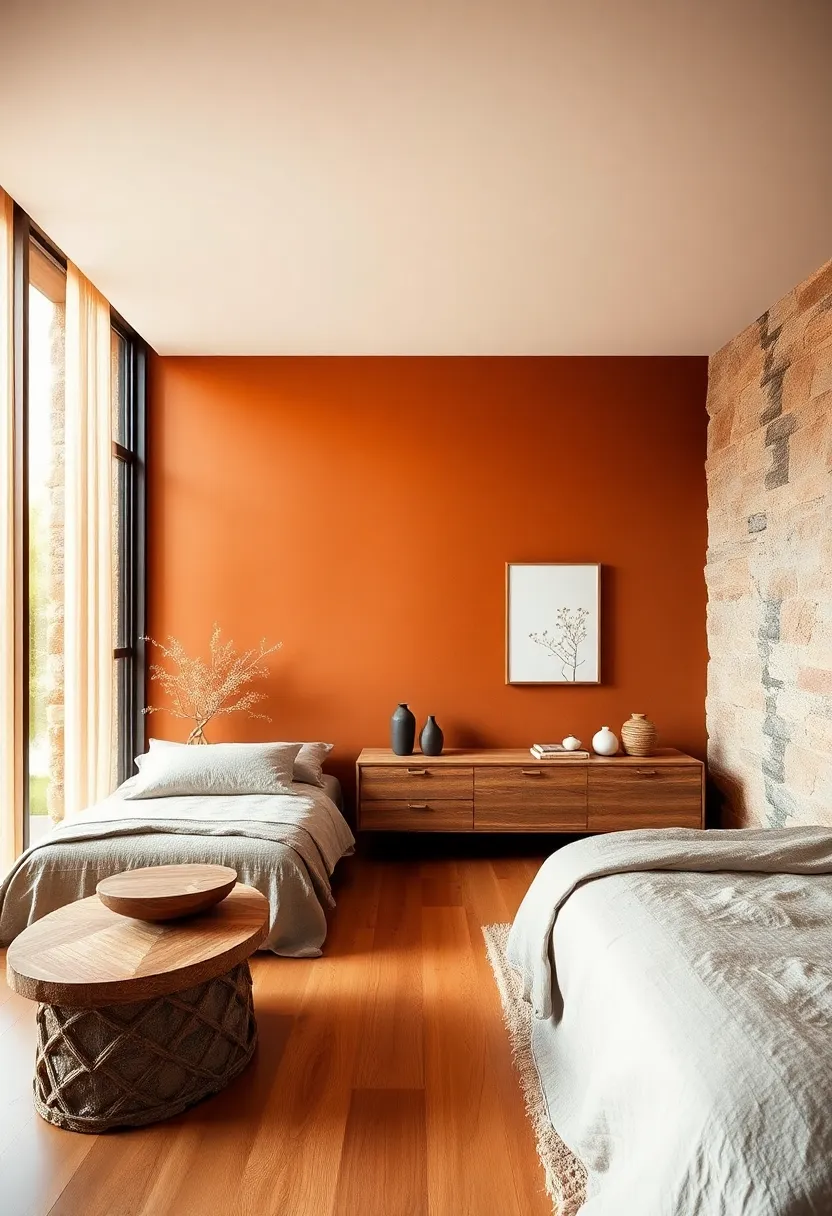 Integrating Warm Elements: Wood and Stone That⁣ Embrace Nature