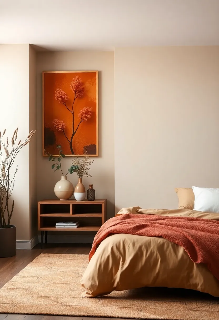 Mood-Lifting Details: ⁣Incorporating Artwork and ⁢Décor in warm Shades
