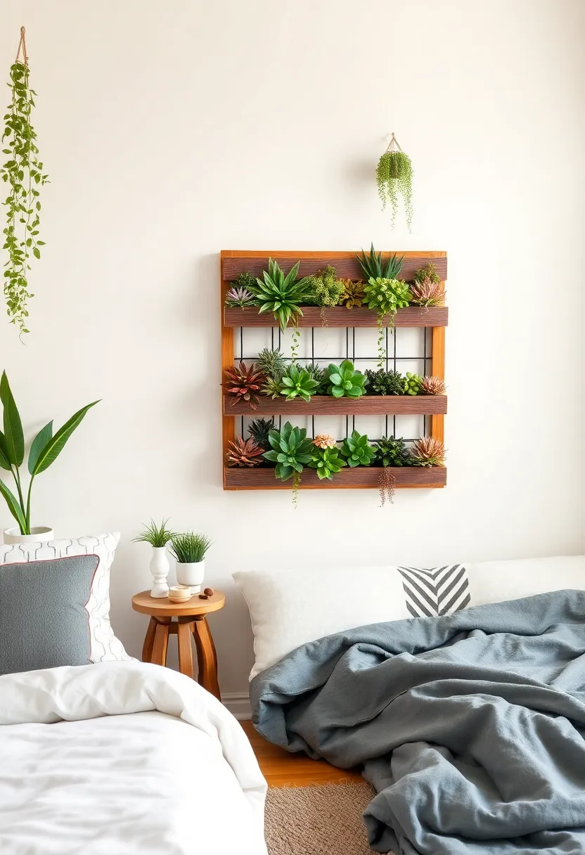 Succulent wall Planter: construct a vertical garden using a wall planter to bring nature indoors and inspire creativity with greenery