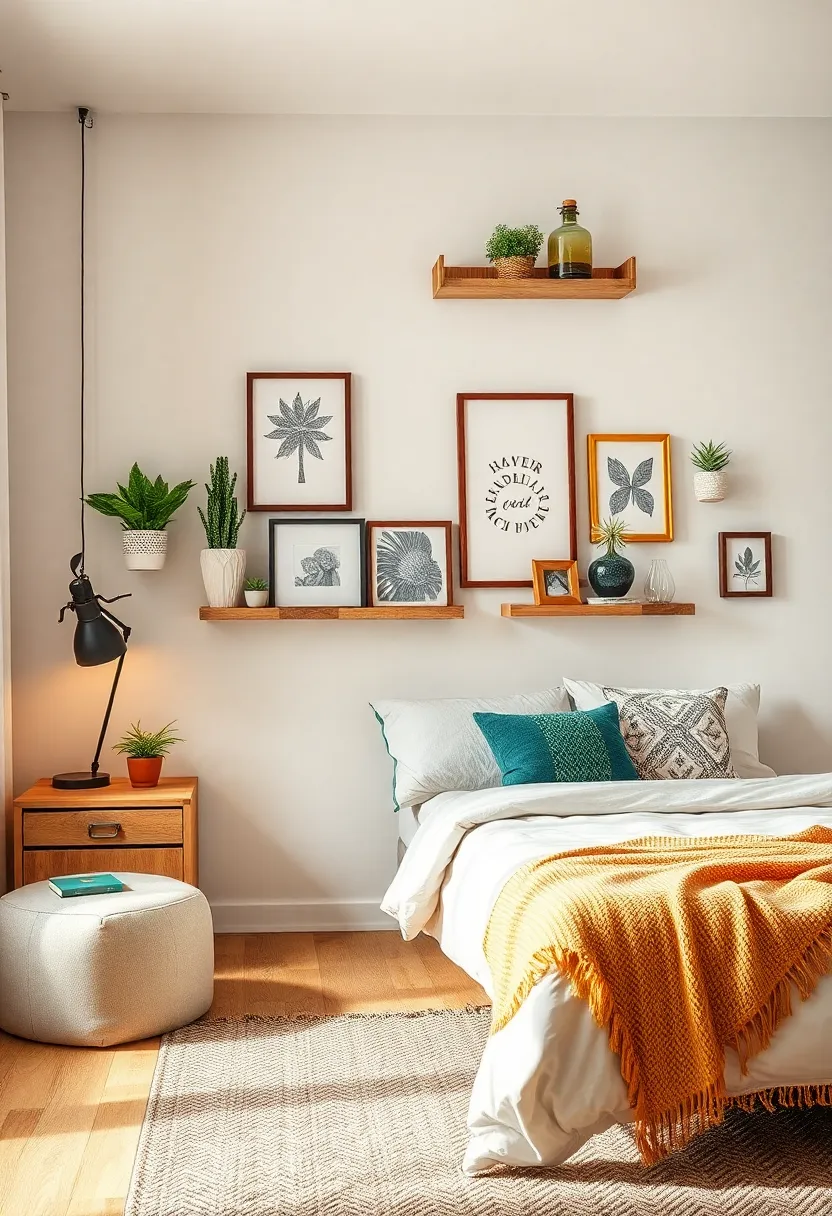 Upcycled Wooden Pallets: Transform wooden pallets into unique wall shelves or art displays, highlighting sustainability alongside creativity