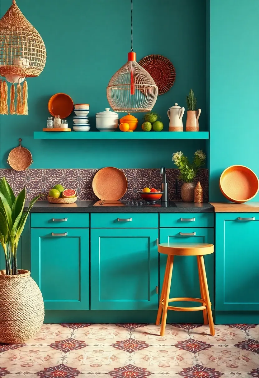 Embracing⁤ Bold Colors: Creating a​ Vibrant Palette for Your Boho Kitchen