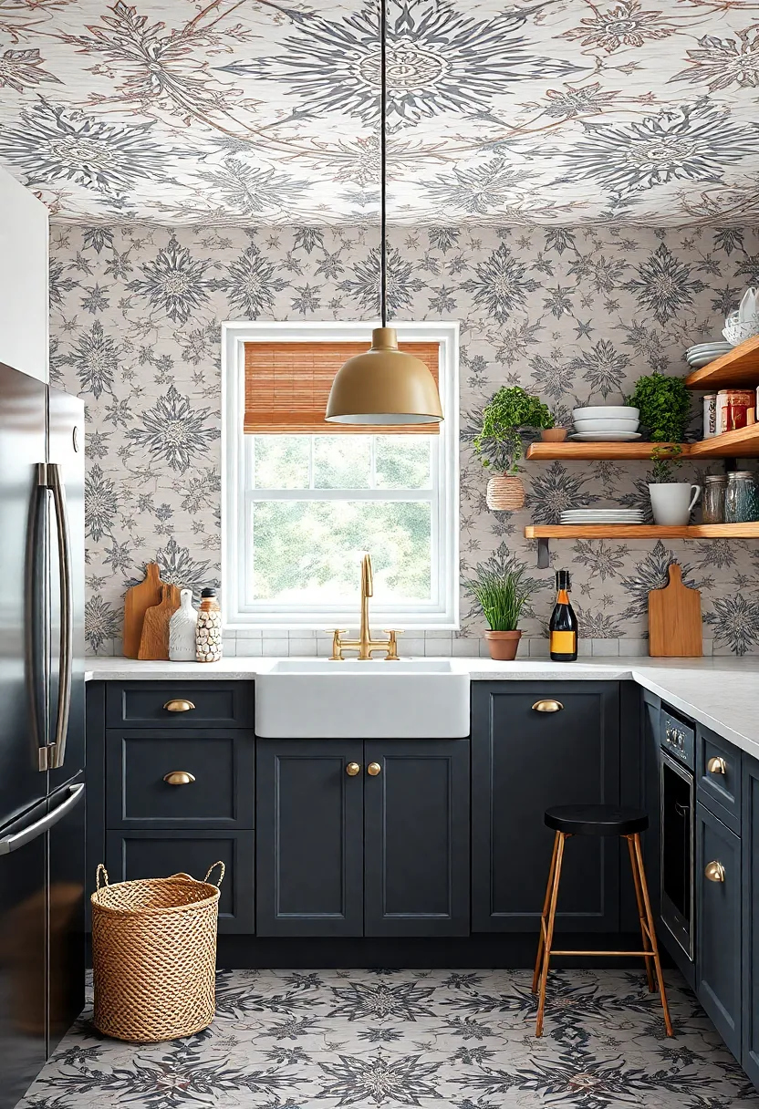 Layering​ Patterns:‍ Mixing Prints for a Truly​ Eclectic⁤ Kitchen Design