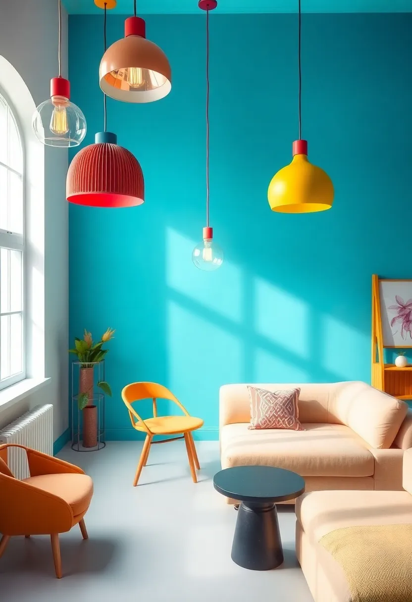 Using Colorful Fixtures to Invigorate a Room