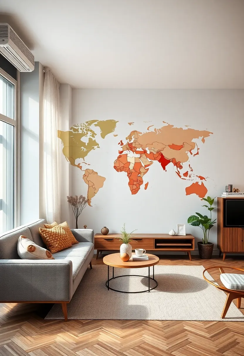 Cultural Inspirations: Global Themes for Your Living Room Murals