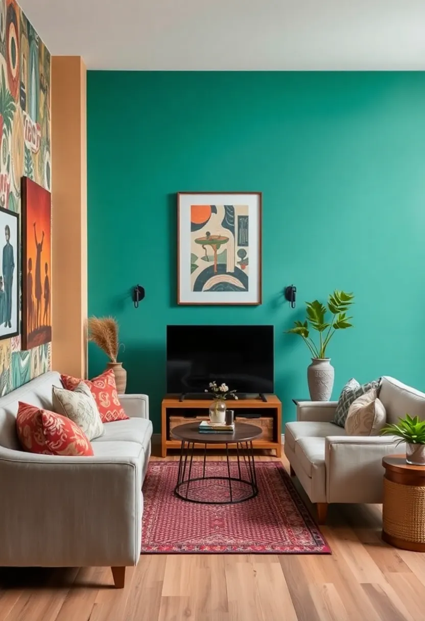 Cultural Influence: Incorporate elements from different cultures through textiles, artifacts, or murals for an eclectic fusion