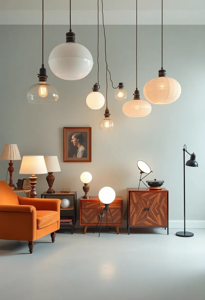 Curating Collections: Displaying Vintage Lamps as Artistic Installations