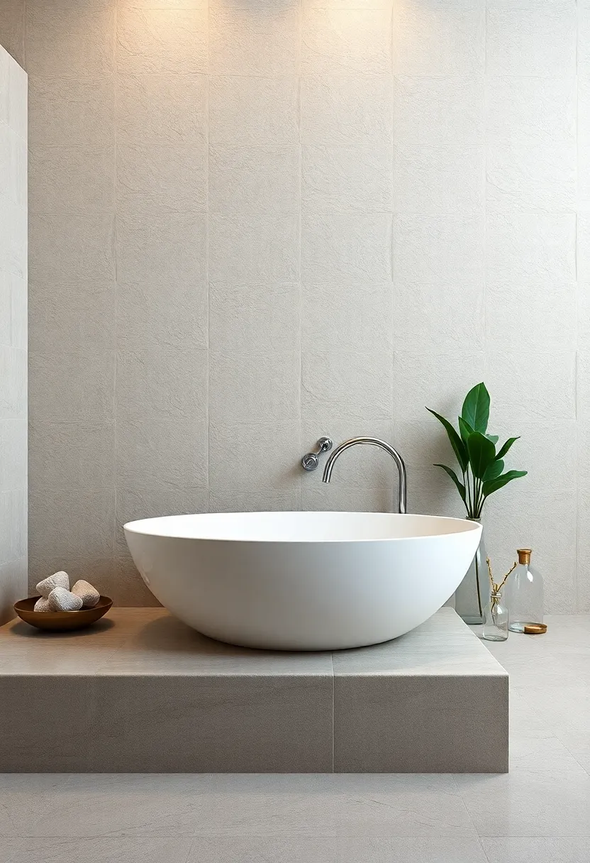 Elevate⁤ Your Bathroom Experience ⁢with Earthy Stone Textures