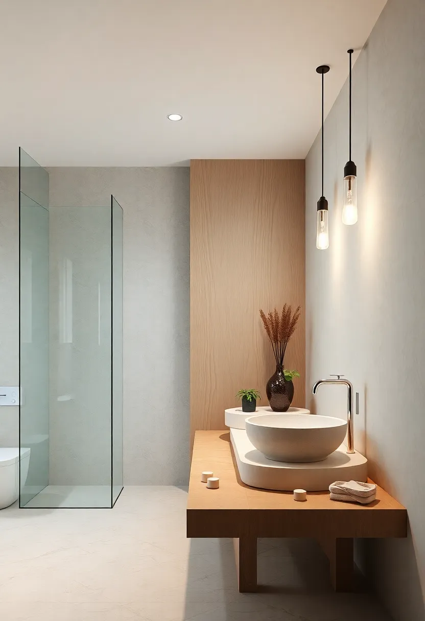Embrace⁣ Natural Materials for a Calming Bathroom Environment
