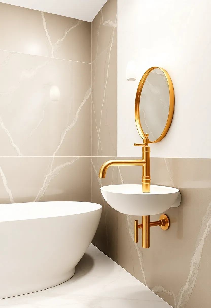 embrace Opulence with Gold Faucets: upgrade your mundane fixtures to stunning gold faucets that command attention and add a touch of luxury