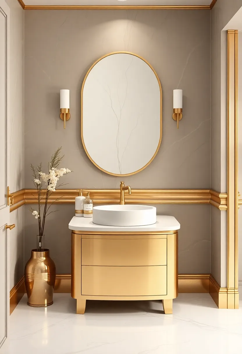 Gold-Leaf Accents: Subtle gold leaf detailing on furniture or trim can provide an artisanal touch, blending modern and classic styles beautifully