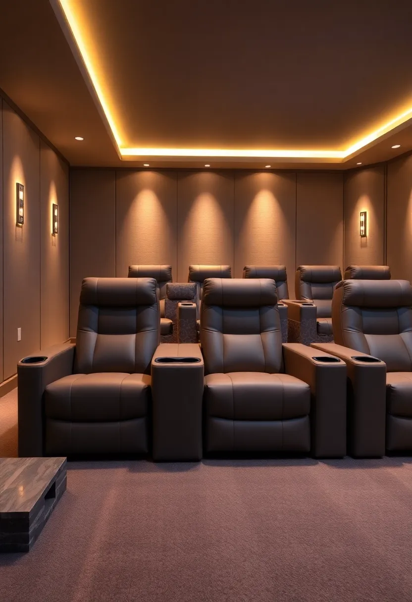 Plush Recliners with⁤ Cup ‌Holders: The perfect balance of comfort and practicality, ​these high-backed recliners come with built-in cup​ holders​ to ​keep ‌your⁤ refreshments ⁤within​ easy​ reach