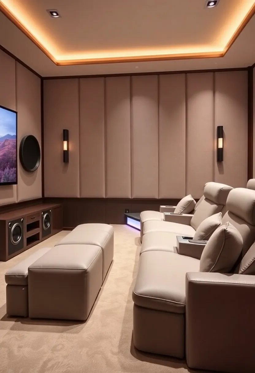 Integrated Surround Sound⁤ Seating: Combine luxury with technology ‌by choosing seating ‍that incorporates surround sound ⁢systems ⁤for the⁢ ultimate audio experience