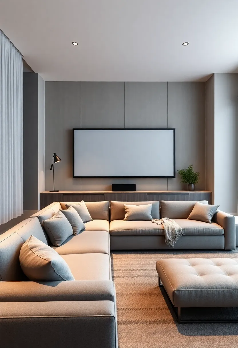Minimalist⁤ Scandinavian Sofas: Find‌ serenity in the understated elegance of ⁣minimalist‌ Scandinavian sofas, perfect for⁣ a contemporary home ⁤theater
