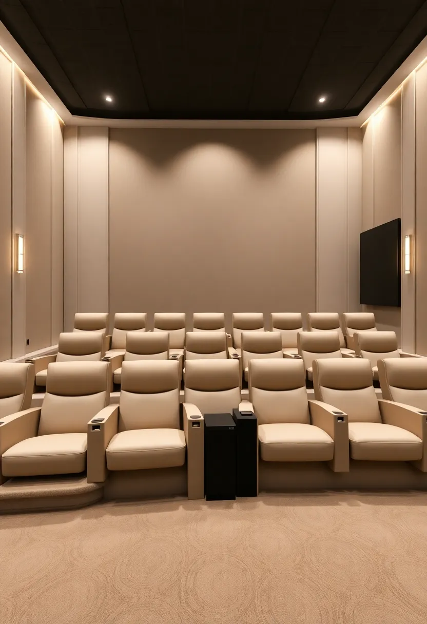 Cinema-Style Stadium Seating: Experience the thrill⁣ of a true cinematic ⁤experience ⁢with stadium-style seating that enhances visibility and adds an air of ⁢sophistication