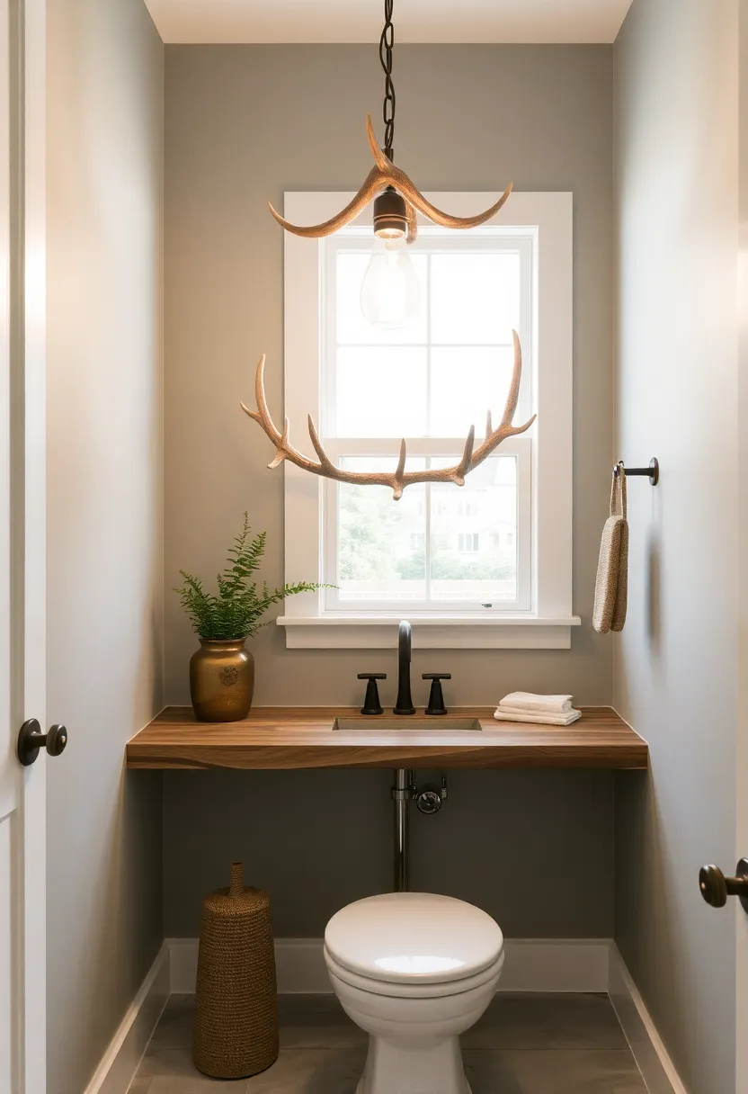 Antler Accents: Incorporate unique antler-inspired designs that resonate with nature and give character to your lighting choices