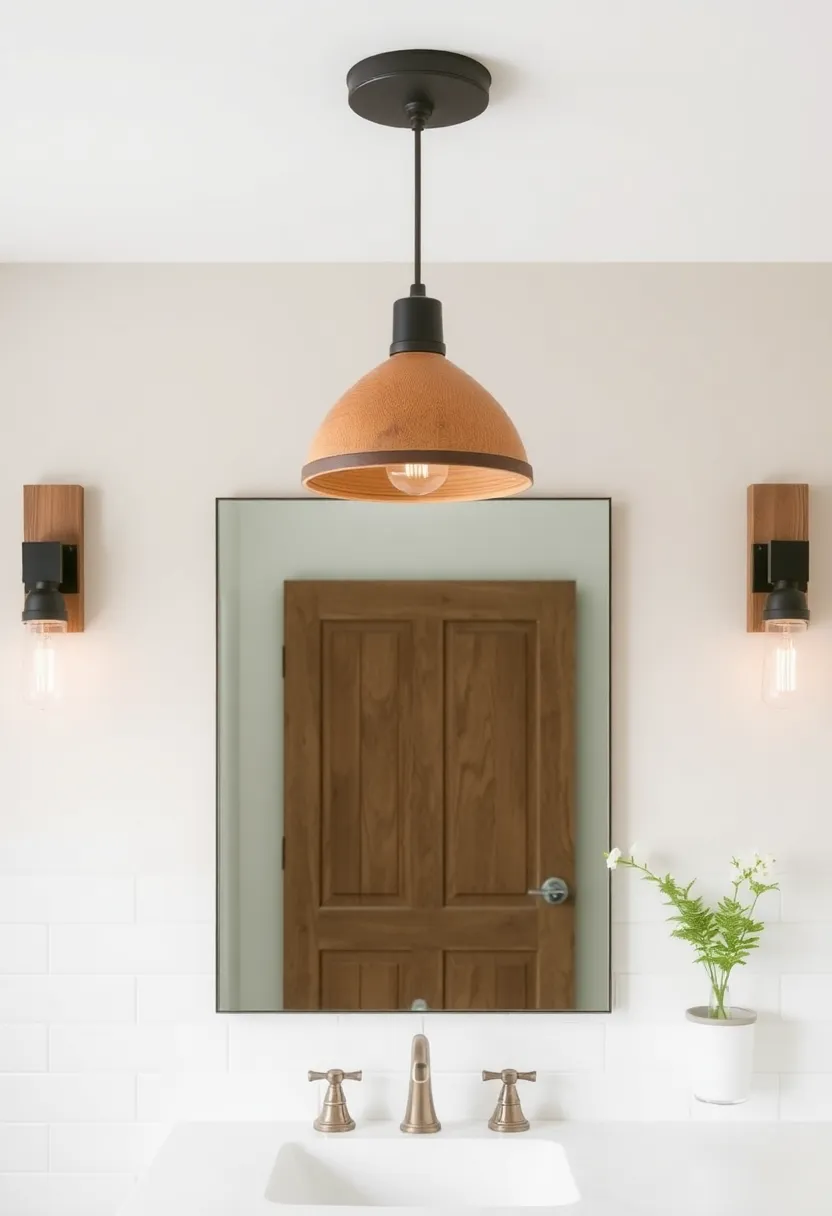 Reclaimed Barn fixtures: Look for lighting sourced from reclaimed barn wood, utilizing eco-friendly practices that enhance your farmhouse theme