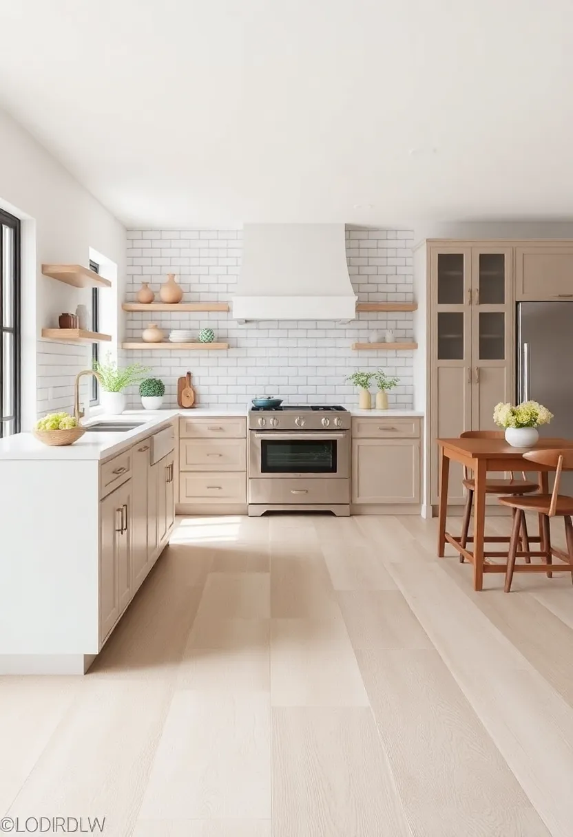 Effortless Elegance: Smooth Laminate⁣ Floors Versatile for Any Kitchen Design