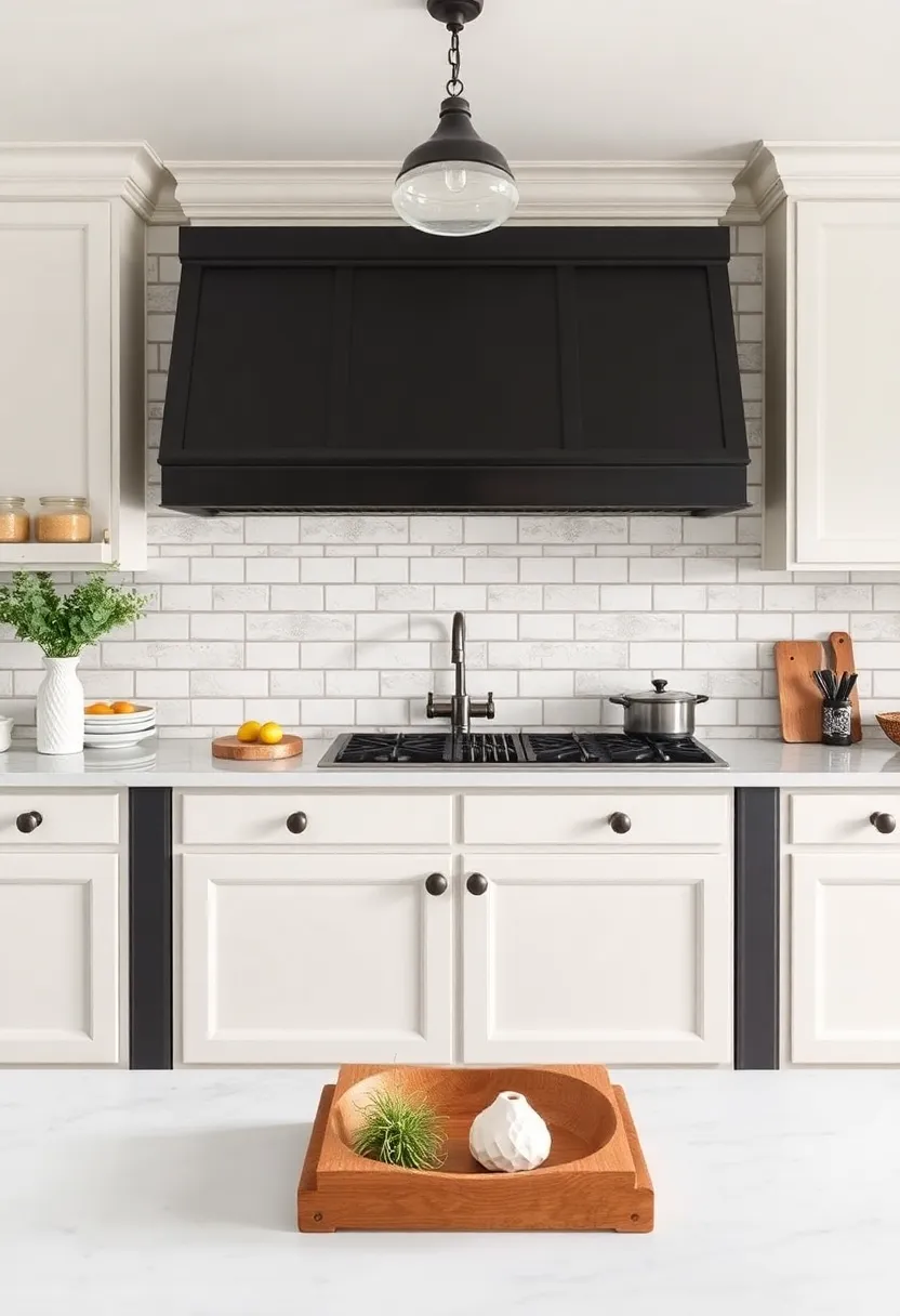 Charming Backsplash: Consider a tiled or beadboard backsplash that reflects the rustic French countryside aesthetic