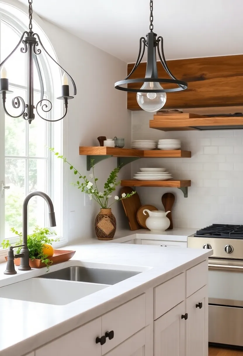 Wrought Iron Accents: Incorporate wrought iron fixtures or furniture to introduce an elegant yet sturdy touch