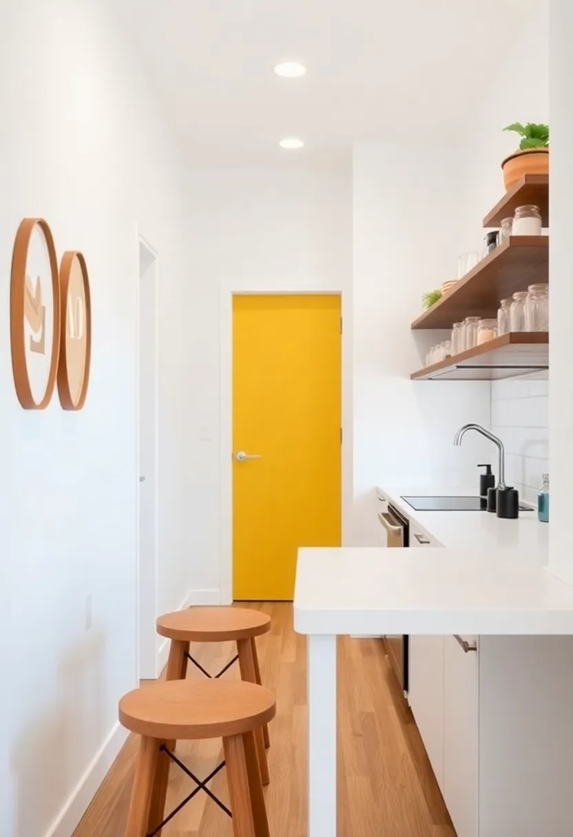 2) Invest in Multi-Functional Furniture: Choose tables and stools that can double as prep surfaces or extra storage