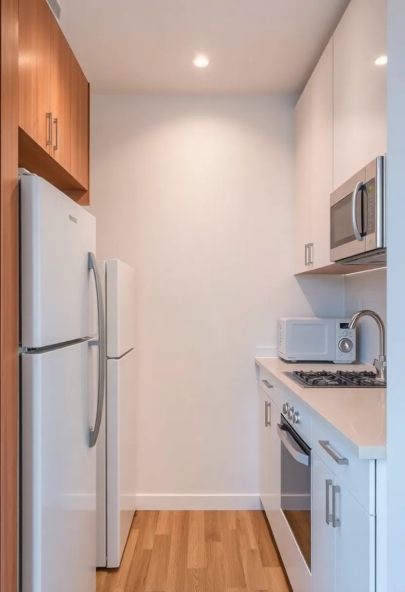 10) Select space-Saving Appliances: Opt for appliances designed for tight spaces, like slim refrigerators and combination microwave-ovens