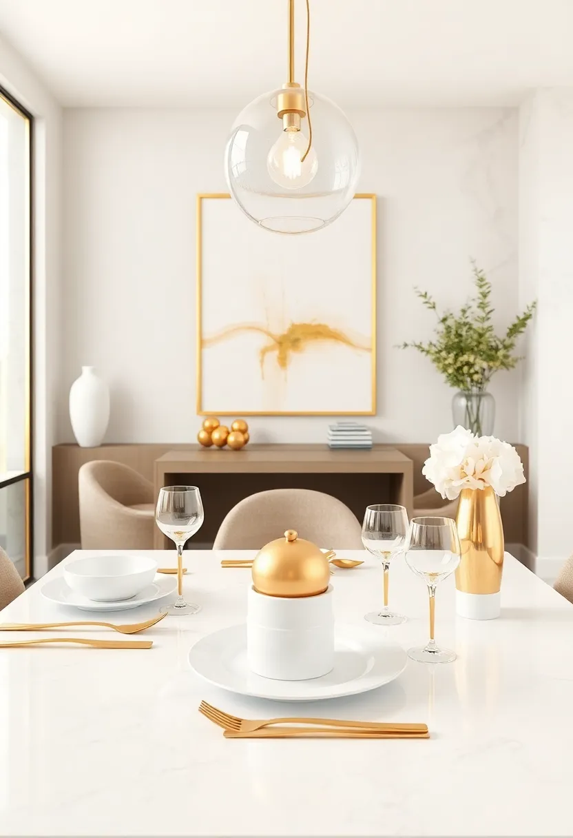 Gold Accents in Tableware: Luxury​ Meets Functionality