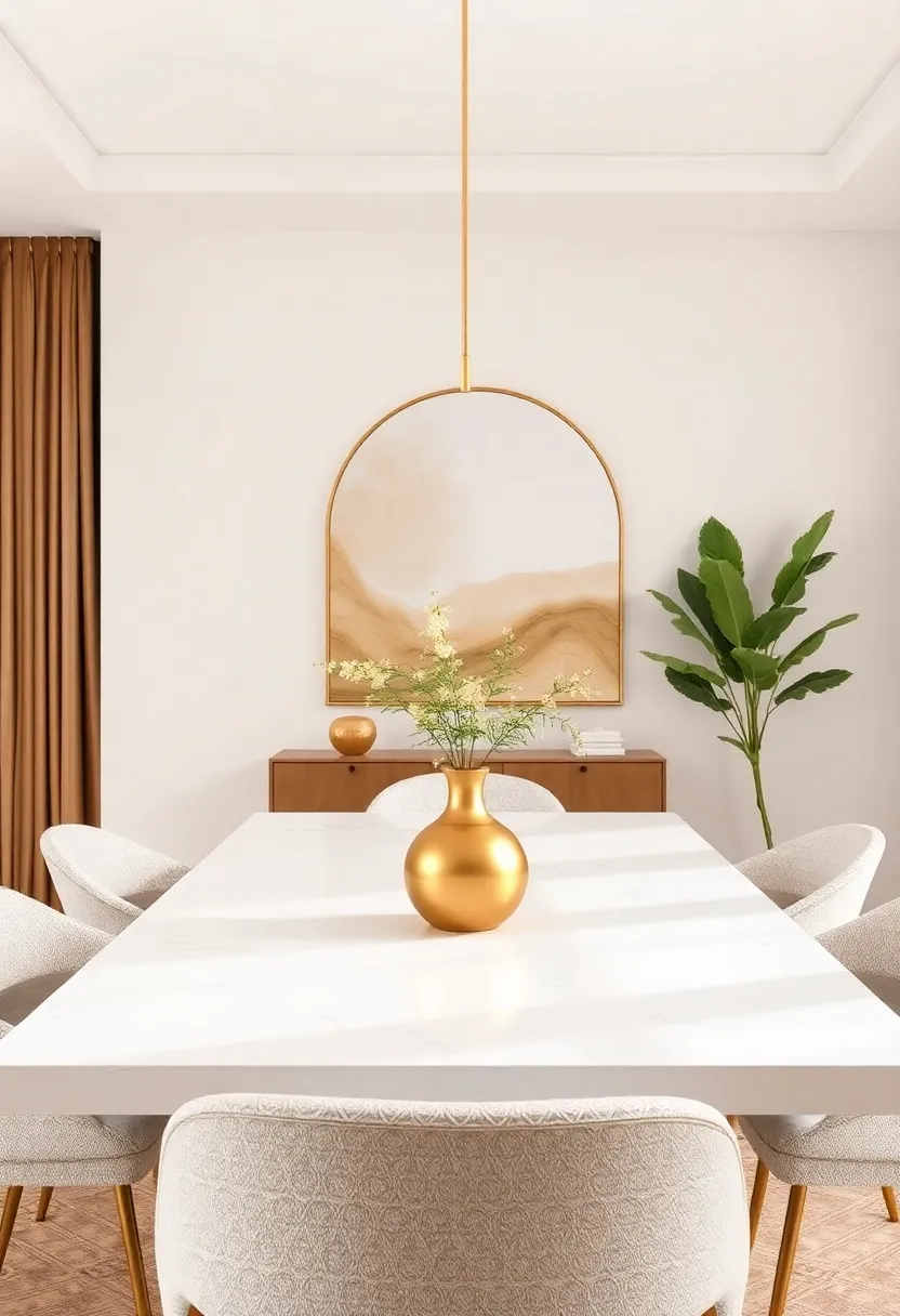 creating balance: The Art of Mixing Gold with Natural Elements