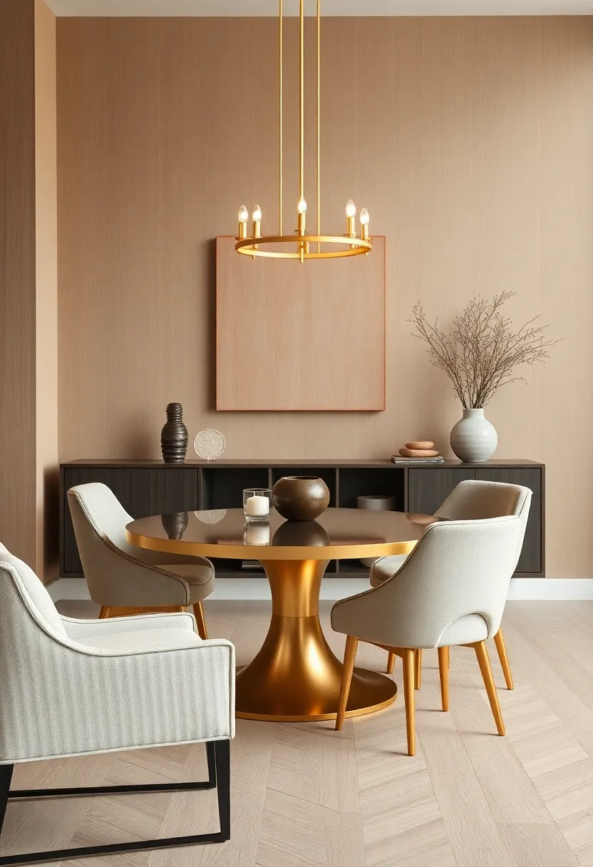 Layering Textures: How Gold complements⁣ Soft Fabrics and Wood