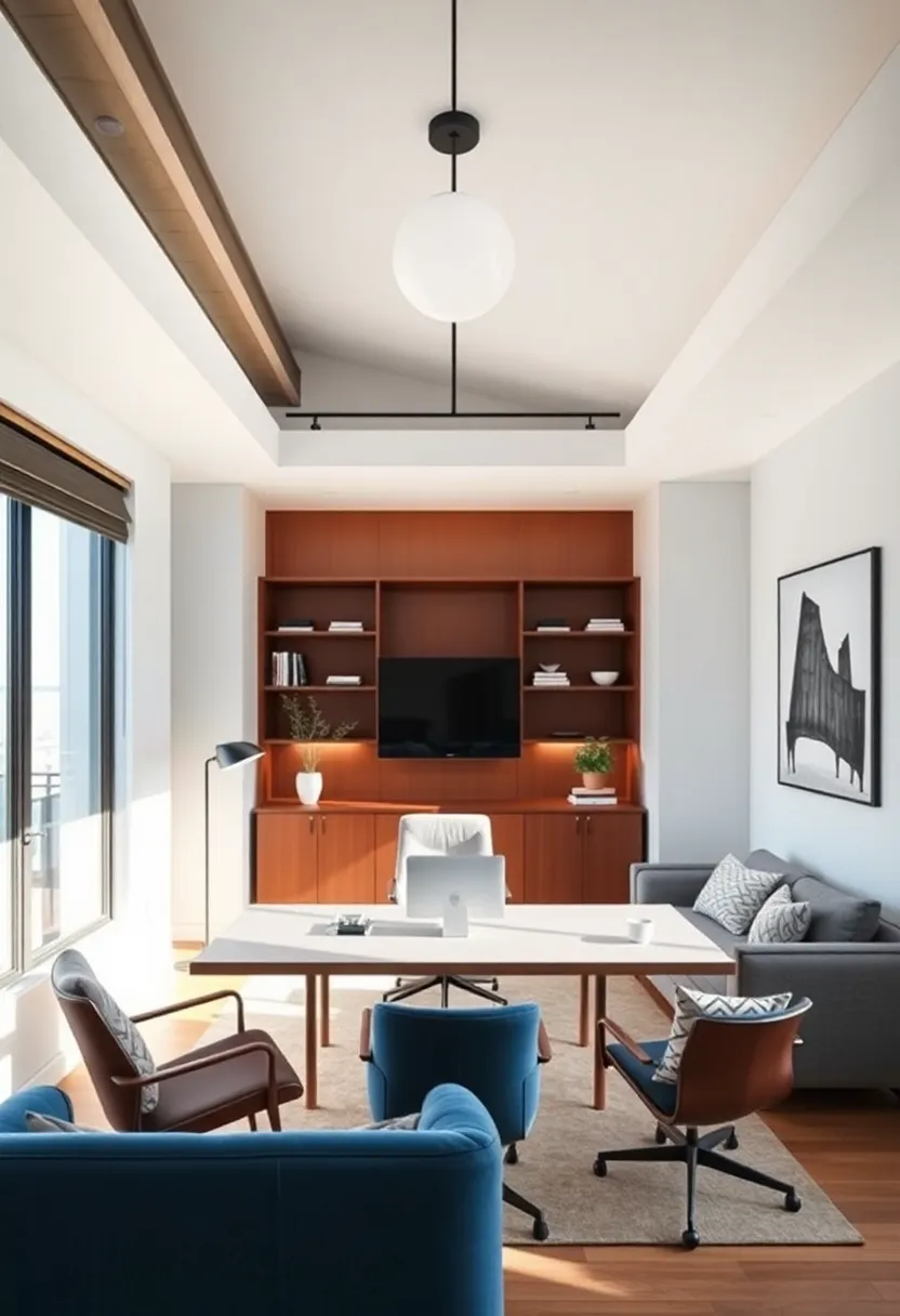Creating a Multi-Functional Home Office in an Urban Loft Environment