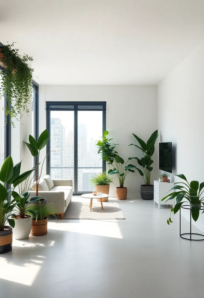 Incorporating Nature with Indoor Plants for a Lively Loft Environment