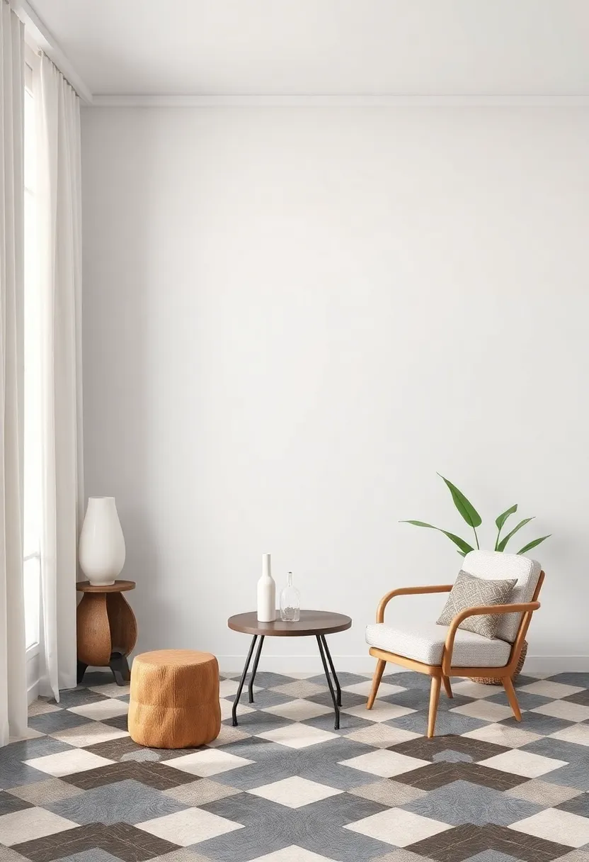 the Art of Choosing a focal Point in Patterned Environments