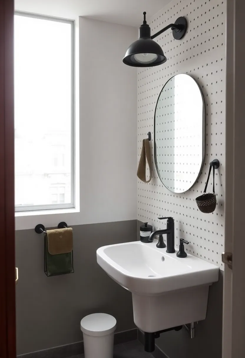 Pegboard Wall: Install a ⁣pegboard ‌behind⁣ the​ sink to hang ‌essential tools or accessories‍ while keeping⁣ the ​area ‌organized