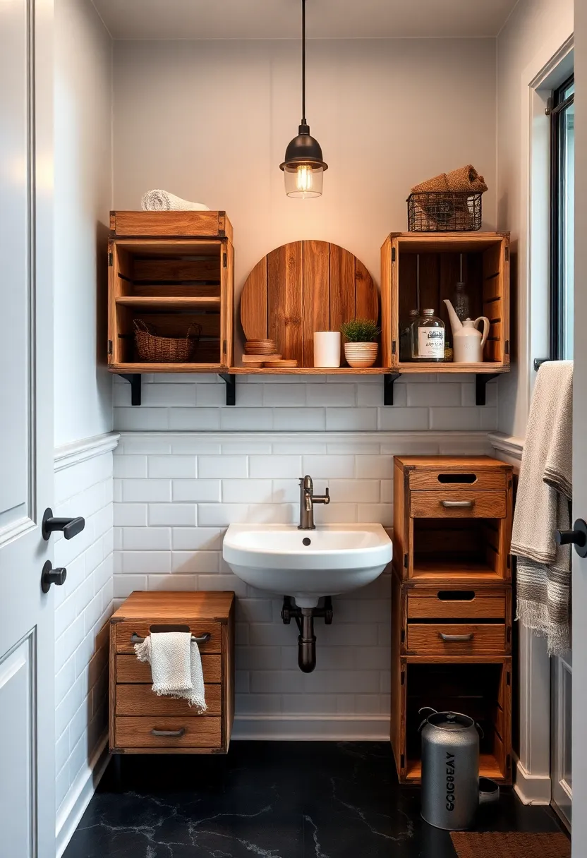 Vintage ‌Crates: ‌Stack vintage wooden crates to provide open storage ​while celebrating rustic⁤ aesthetics