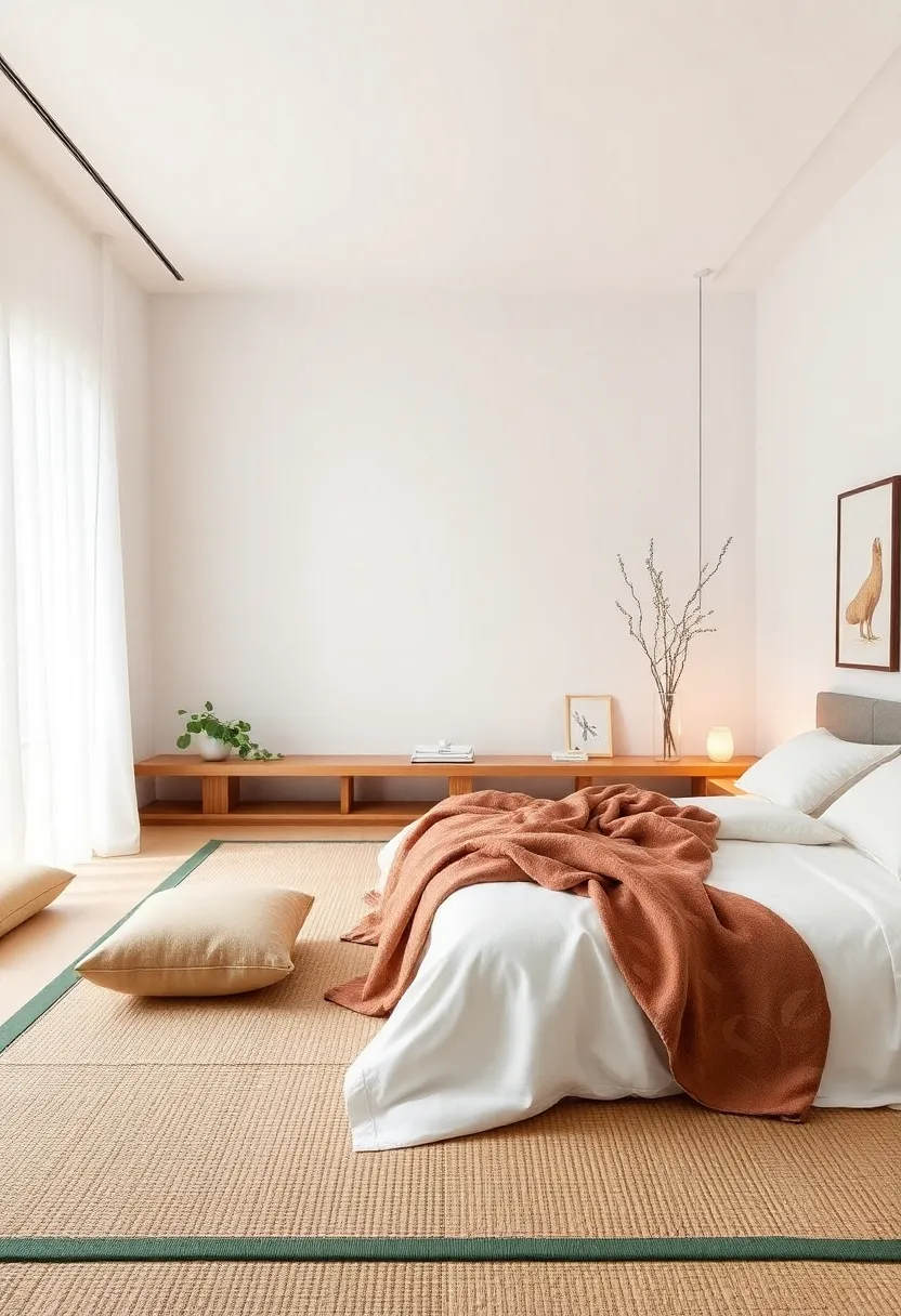 Highlight Texture⁣ with ⁤Woven⁤ Fabrics and ‍Tatami‌ Mats