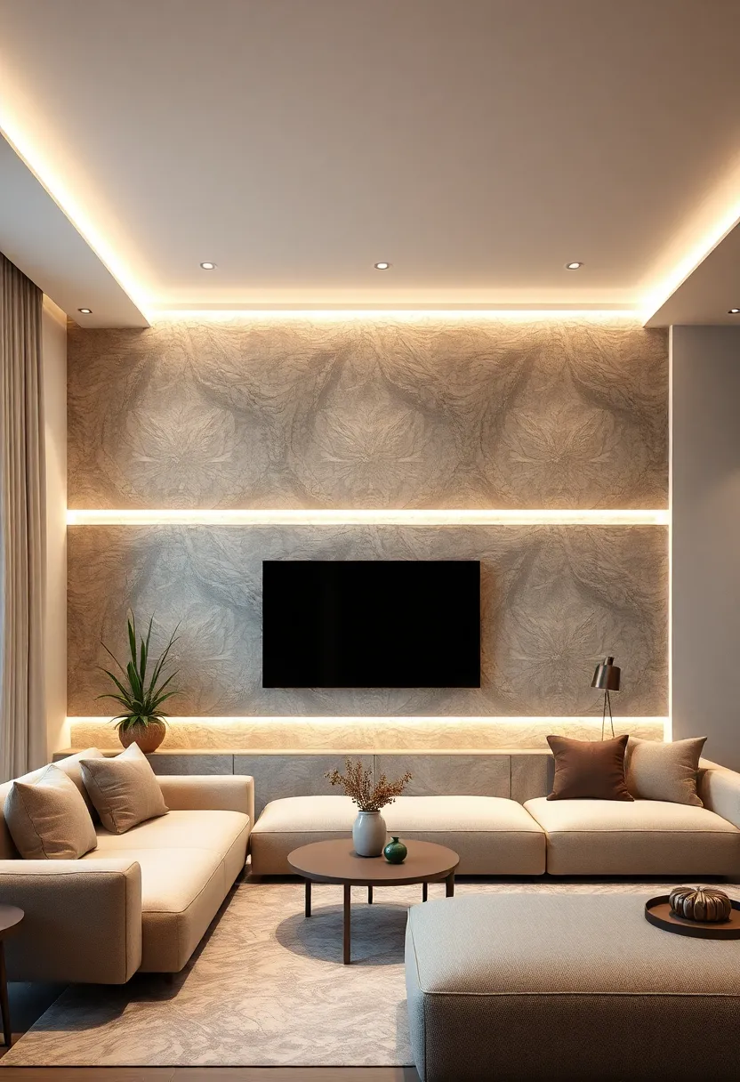 The Magic of⁣ Textured materials For A Luxurious And Inviting Living Room Vibe