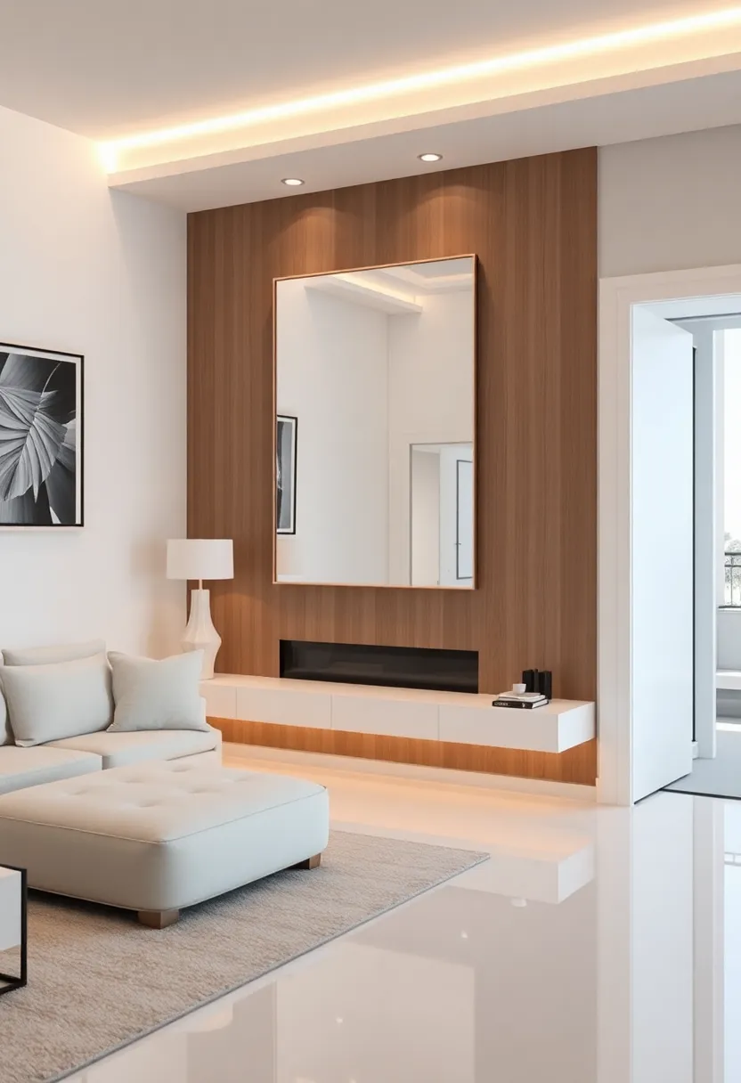 Incorporating⁤ Mirrors Into Accent ‍Walls To Create Depth‍ And Light Reflection