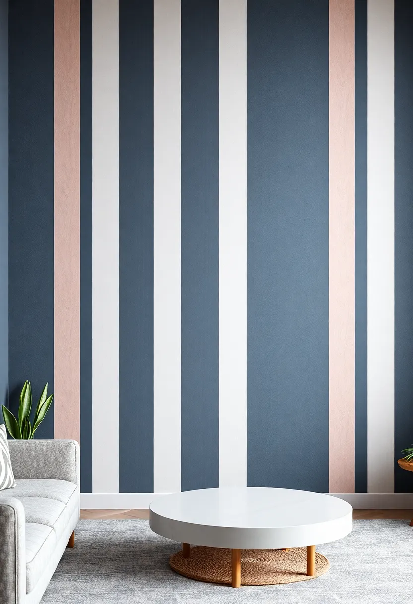 Exploring Texture:​ The Role ‌of ‌Material⁣ in⁢ Striped ⁢Wall Design