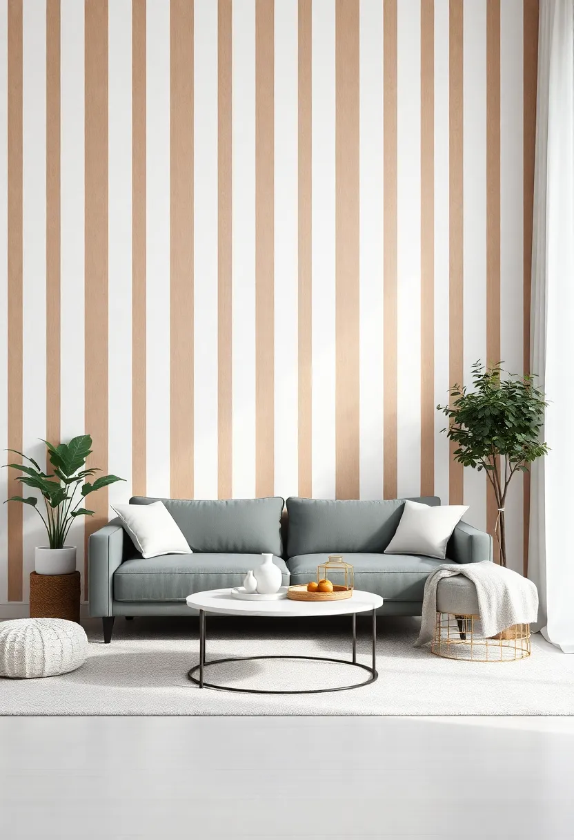 Seasonal Decor: Harmonizing Striped Walls with⁤ Time of Year