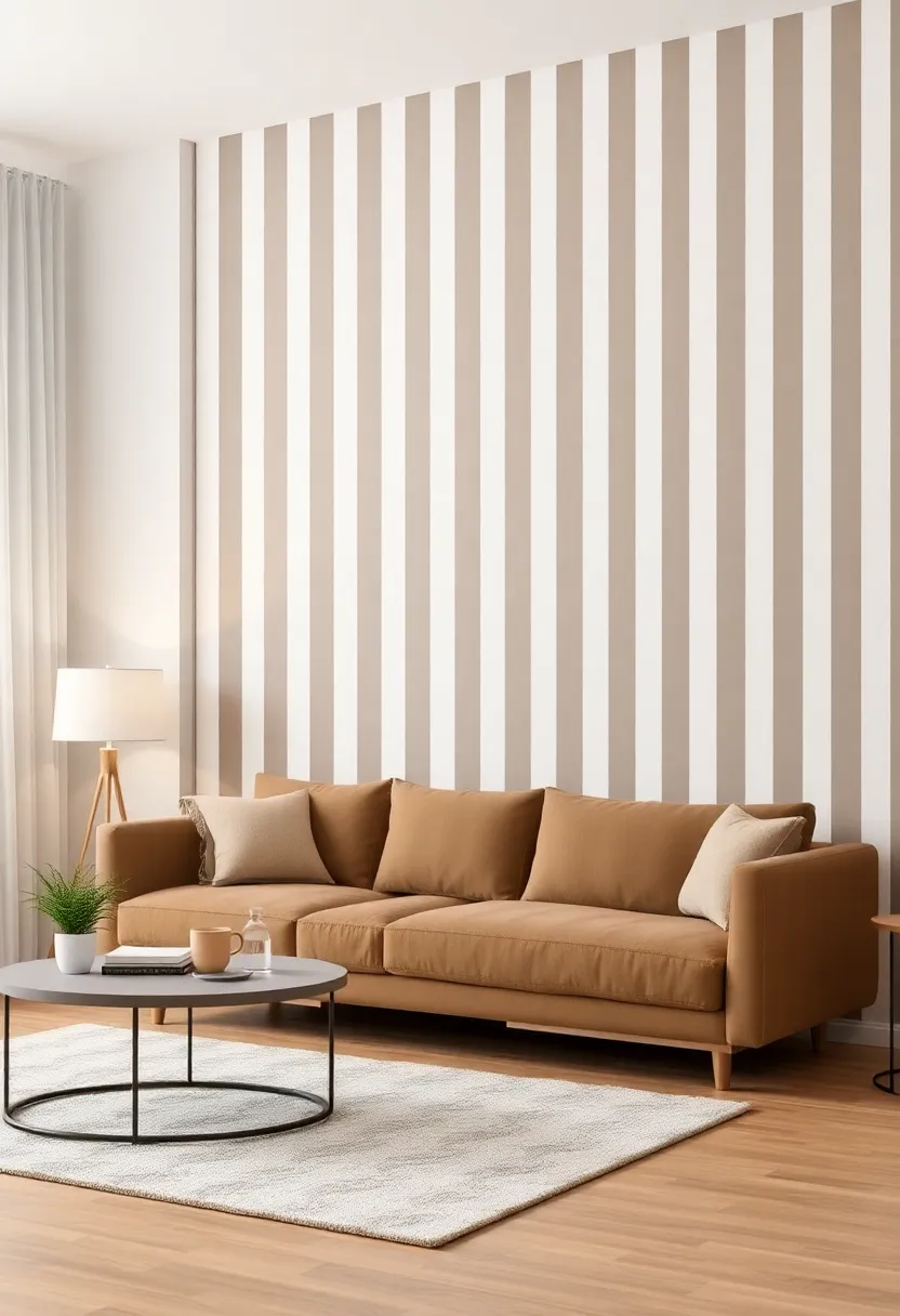 Incorporating Vertical Stripes in Various Interior⁣ Design Styles