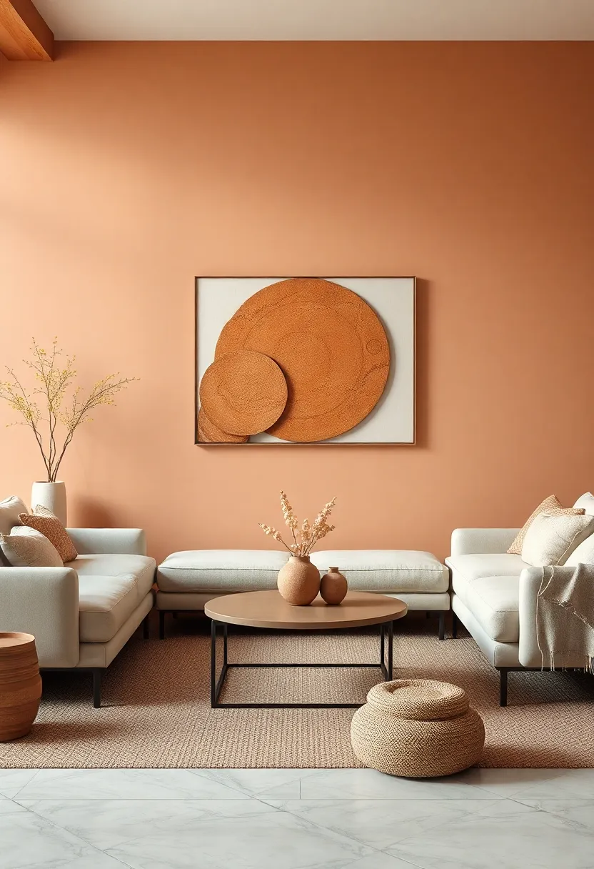 Inviting ⁢Clay Accents: Highlighting‌ Unique Art Pieces for Your Living Room