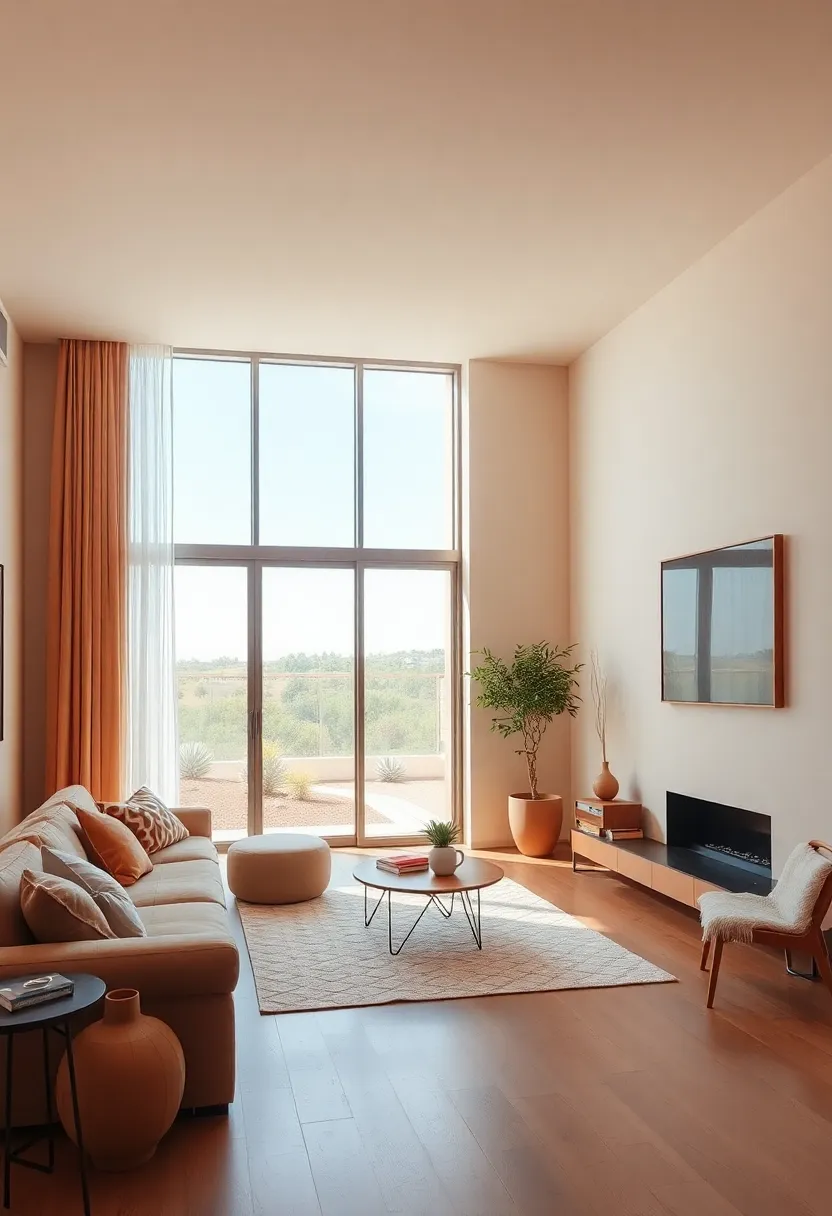The Power of Natural Light:⁣ Showcasing Warmth through Strategic Window Design