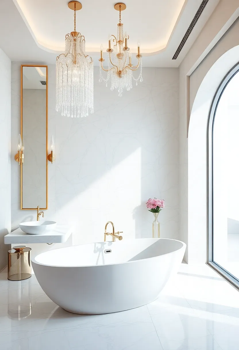 lighting Up the Room: Crystal‍ Chandeliers with Metallic Detailing