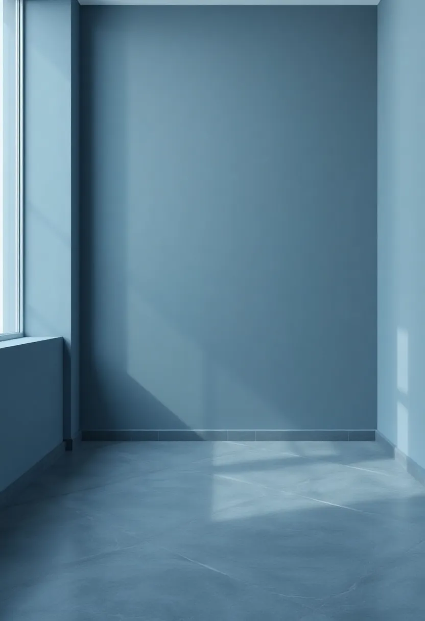 The ‍Art of Wall Treatments in Slate Blue: Wallpaper and Paint Techniques