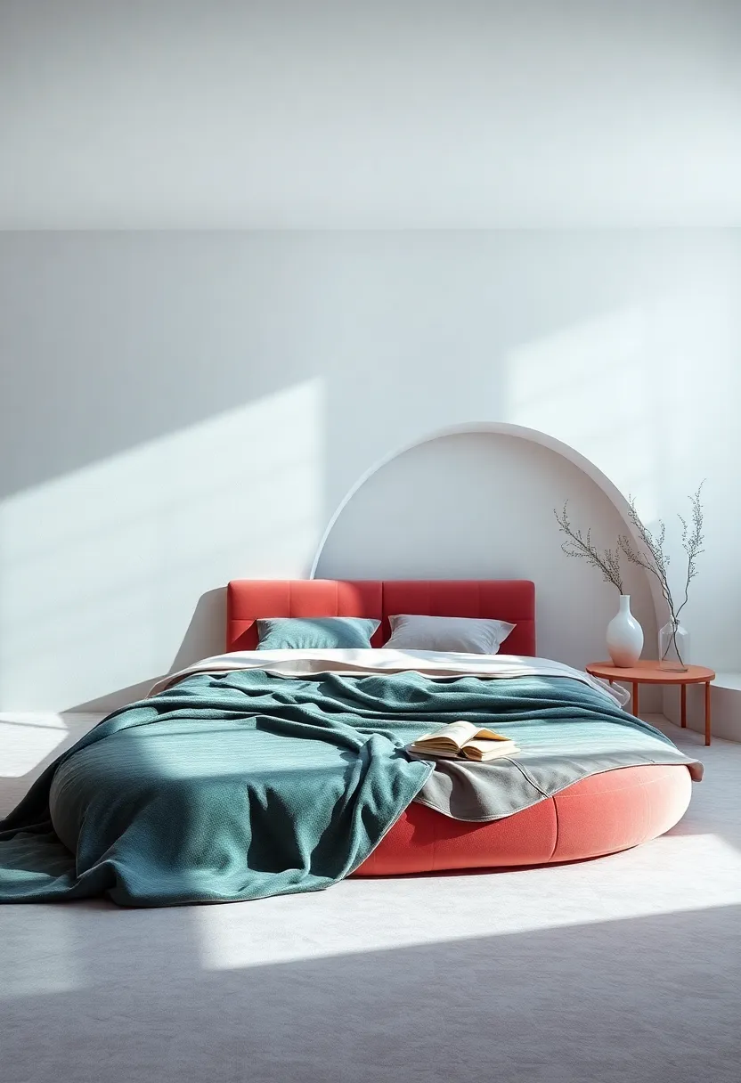 Spatial Flow: Arranging Furniture for an Inviting Velvet Bed Experience