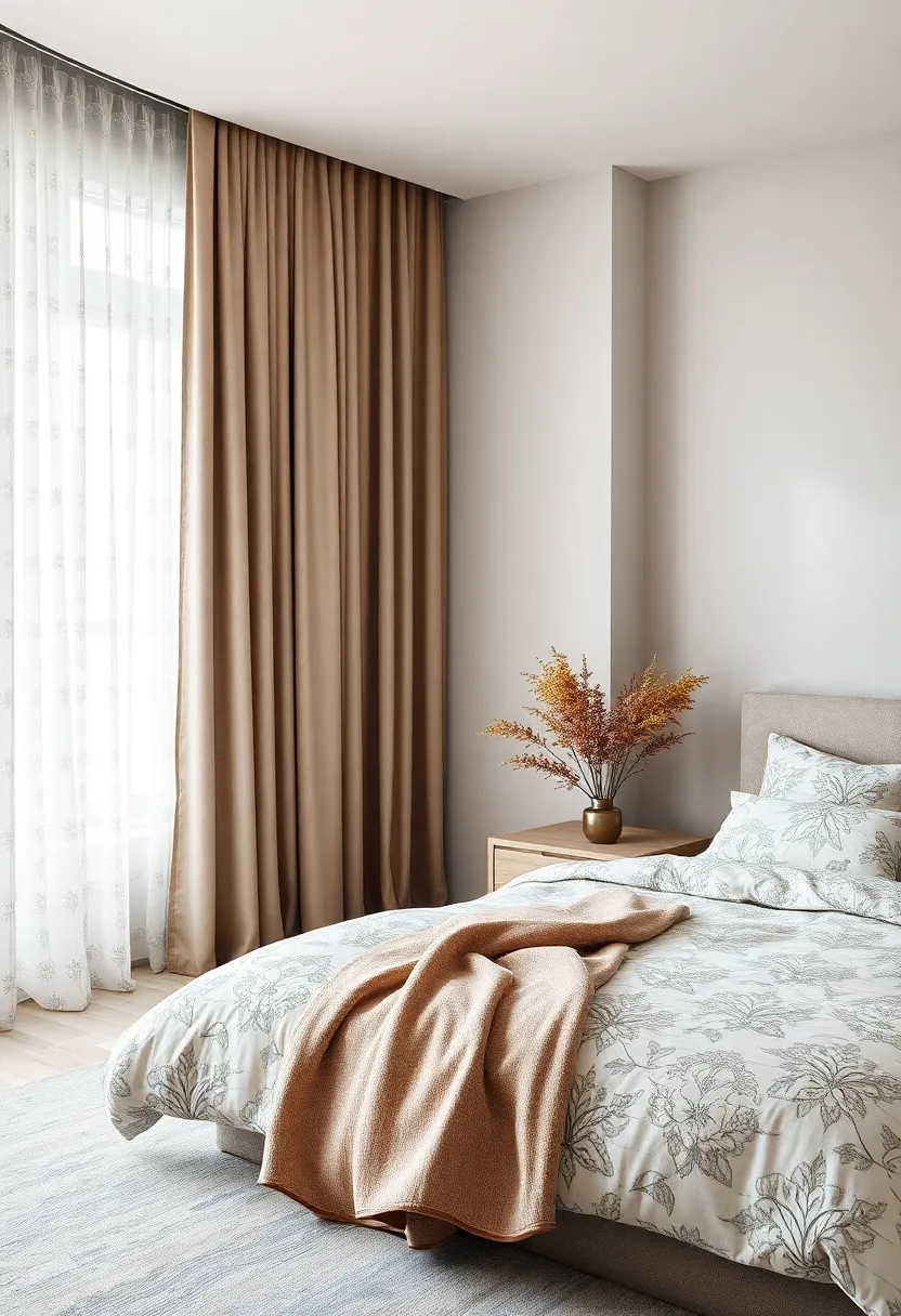 Maximalist Curtains that Frame Your Bedroom Aesthetically